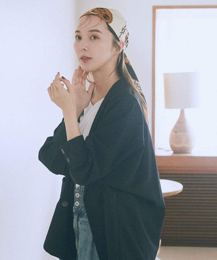 earth music&ecology「大判スカーフ」|バンダナ・スカーフ|