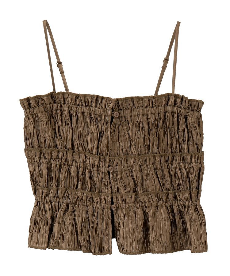 earth music&ecology「シャーリングビスチェ」|ベスト・ジレ|