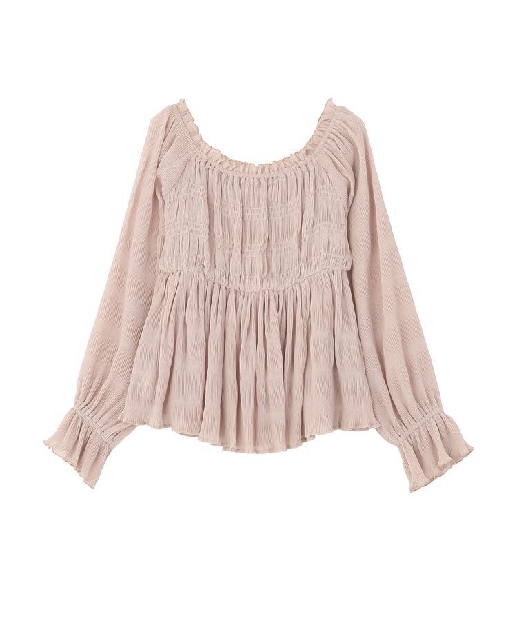 earth music&ecology「シャーリングフリルオフショルブラウス」|シャツ・ブラウス|