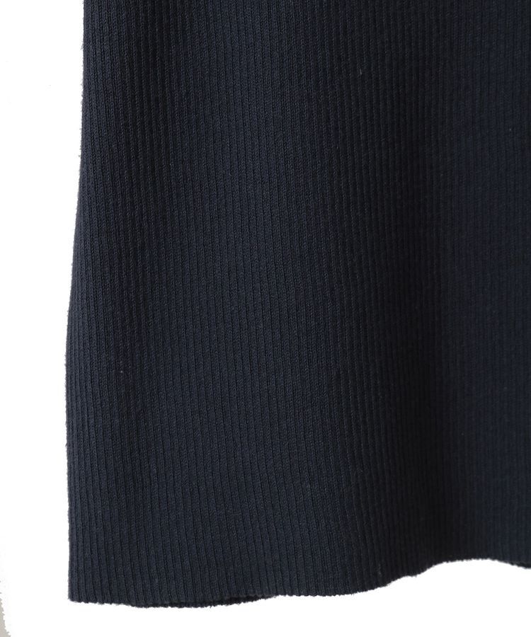 AMERICAN HOLIC「袖口バイカラー半袖ニットプルオーバー」|ニット・セーター|