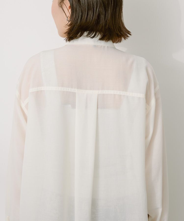 AMERICAN HOLIC「シアーボイルオーバーシルエットシャツ」|シャツ・ブラウス|