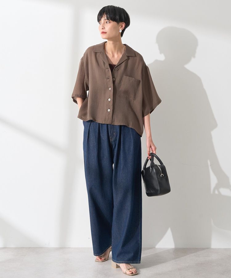 AMERICAN HOLIC「【カップ付き】細リブキャミソール」|インナー|