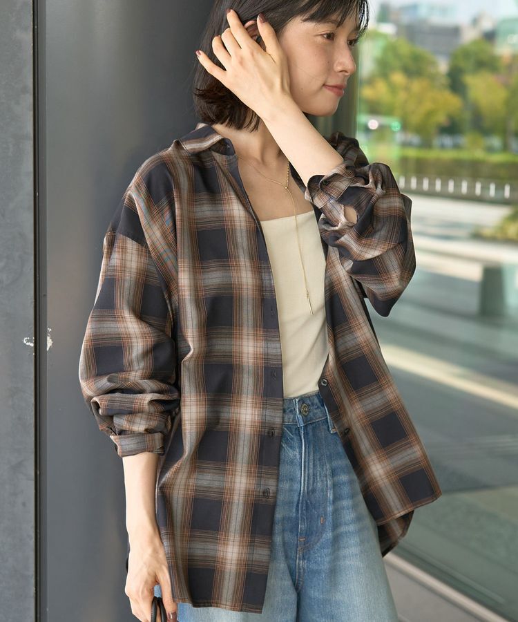 AMERICAN HOLIC「イージーケアチェックシャツ【360&deg;着こなしシャツ】」|シャツ・ブラウス|