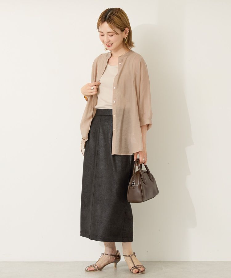 AMERICAN HOLIC「フェイクレザーダンボールスカート」|スカート|