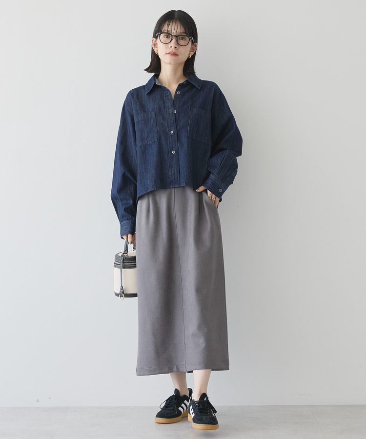 AMERICAN HOLIC「フェイクレザーダンボールスカート」|スカート|