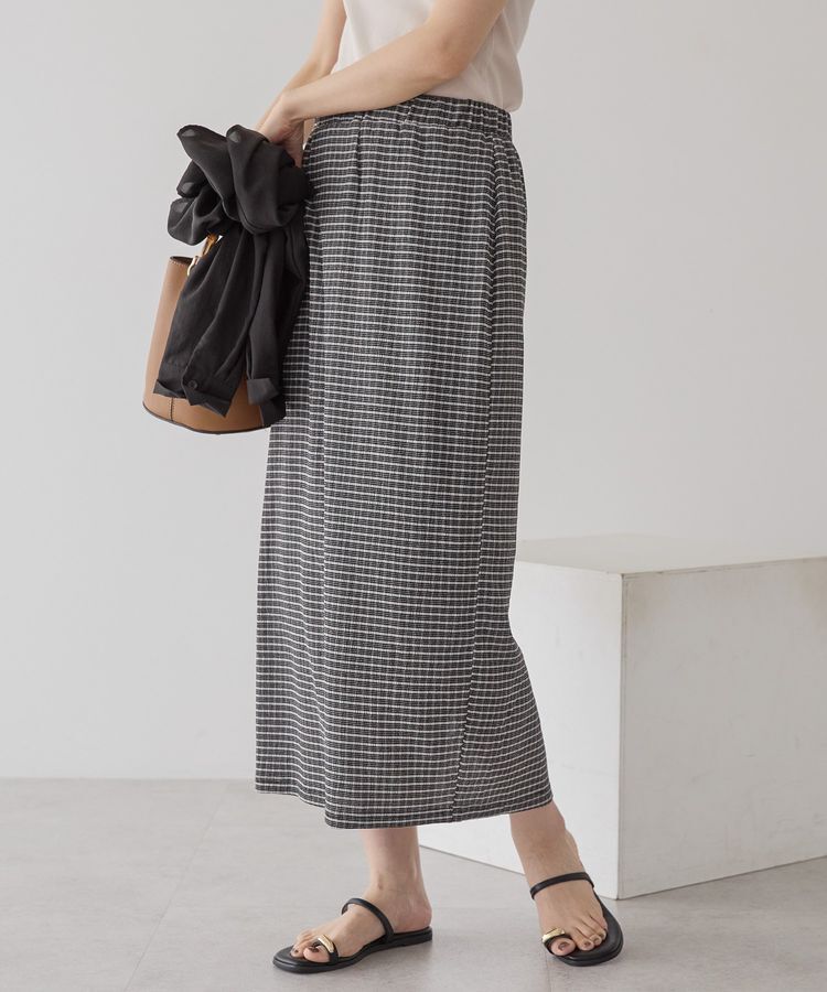 AMERICAN HOLIC「アソートシャーリングタイトスカート」|スカート|チェック