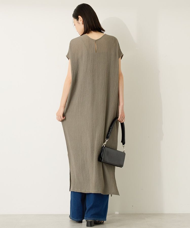 AMERICAN HOLIC「ポコポコノースリーブワンピース【インナー付き】」|ワンピース|