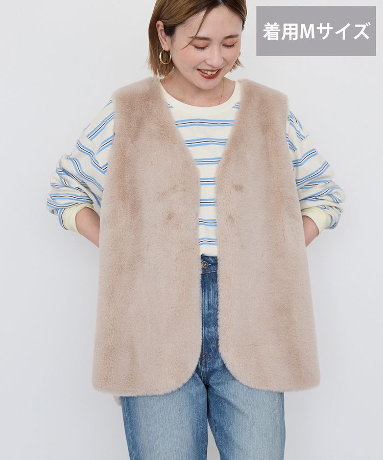 AMERICAN HOLIC「【選べる丈】ファーベスト」|ベスト・ジレ|