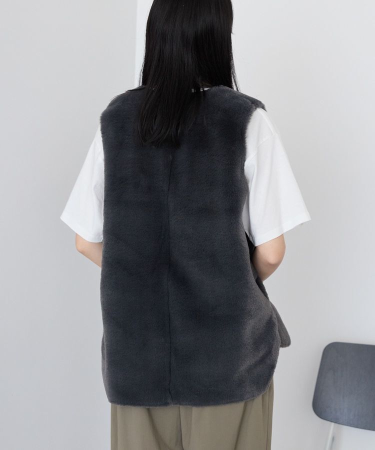 AMERICAN HOLIC「【選べる丈】ファーベスト」|ベスト・ジレ|