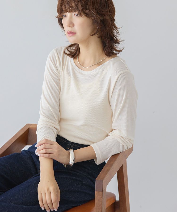 AMERICAN HOLIC「シアーリブプルオーバー」|Tシャツ・カットソー|