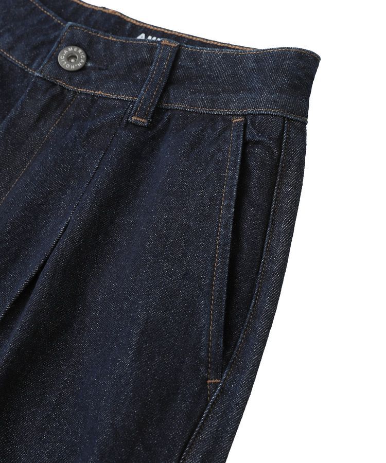 AMERICAN HOLIC「タックワイドデニム」|デニム|