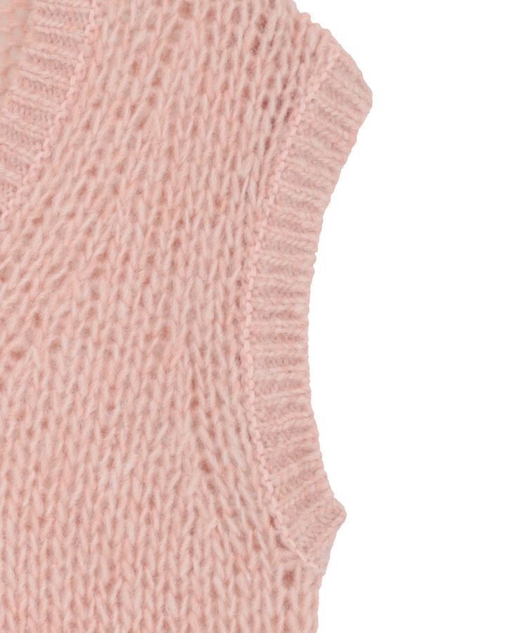 AMERICAN HOLIC「【選べる丈】甘編みニットベスト」|ベスト・ジレ|