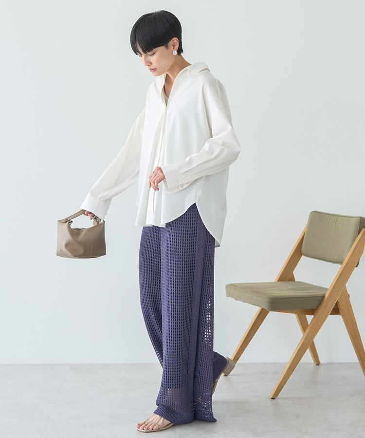 AMERICAN HOLIC「抜け衿スキッパーシャツ」|シャツ・ブラウス|