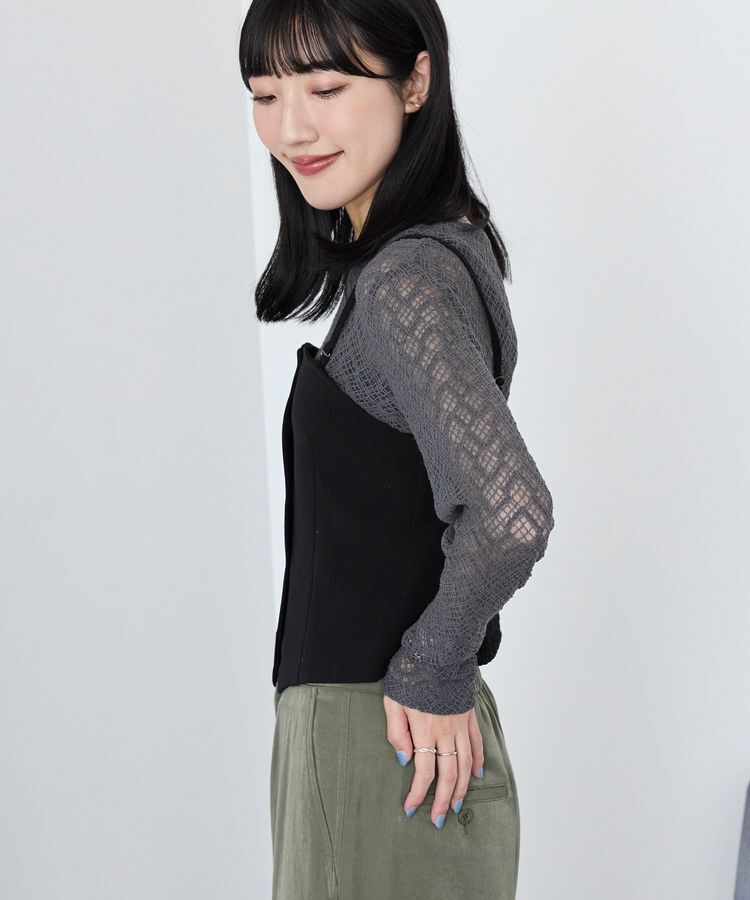 AMERICAN HOLIC「レース長袖プルオーバー」|Tシャツ・カットソー|