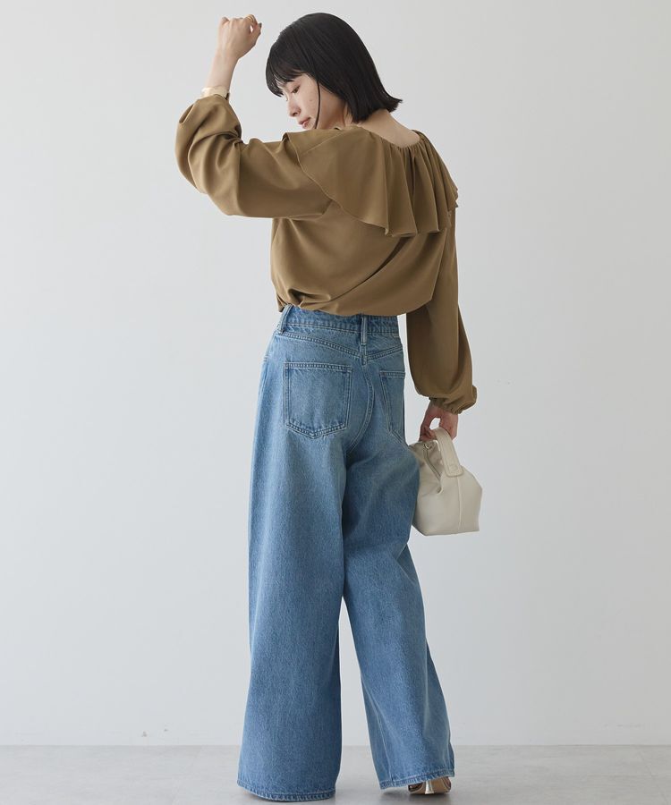 AMERICAN HOLIC「フリルカラーブラウス」|シャツ・ブラウス|