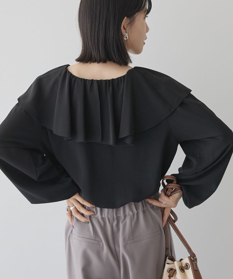 AMERICAN HOLIC「フリルカラーブラウス」|シャツ・ブラウス|