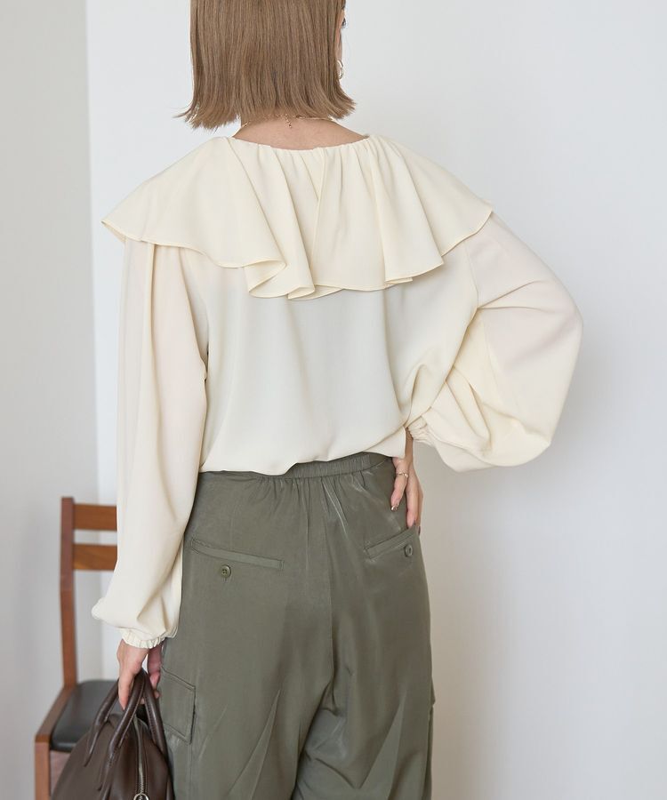 AMERICAN HOLIC「フリルカラーブラウス」|シャツ・ブラウス|