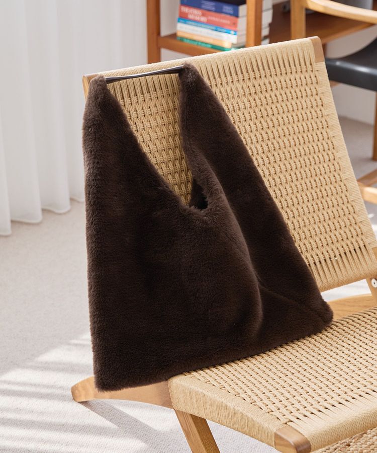 AMERICAN HOLIC「フェイクファーバッグ」|その他|Brown