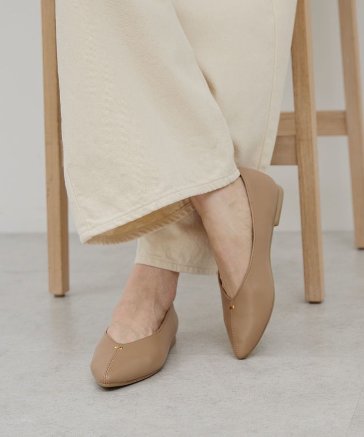 AMERICAN HOLIC「【整履き】フラットパンプス」|パンプス|Beige
