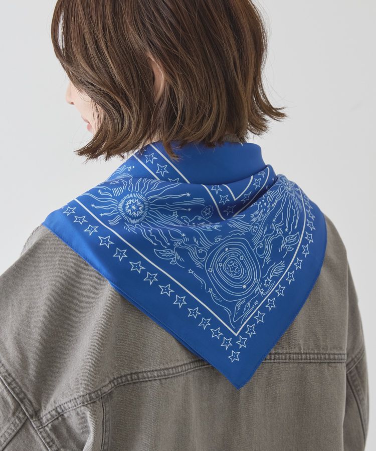 AMERICAN HOLIC「シルキーバンダナ柄スカーフ」|バンダナ・スカーフ|