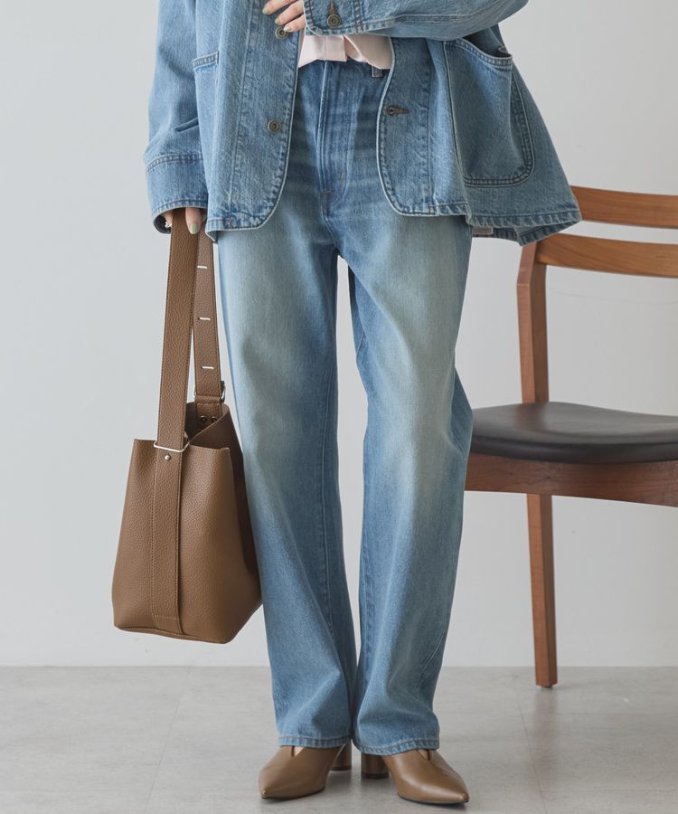 AMERICAN HOLIC「ルーズストレートデニムパンツ」|デニム|