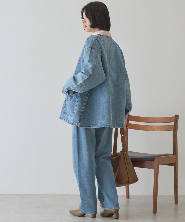 AMERICAN HOLIC「ルーズストレートデニムパンツ」|デニム|