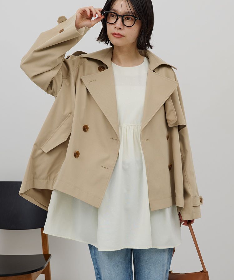 AMERICAN HOLIC「ショートトレンチコート」|トレンチコート|