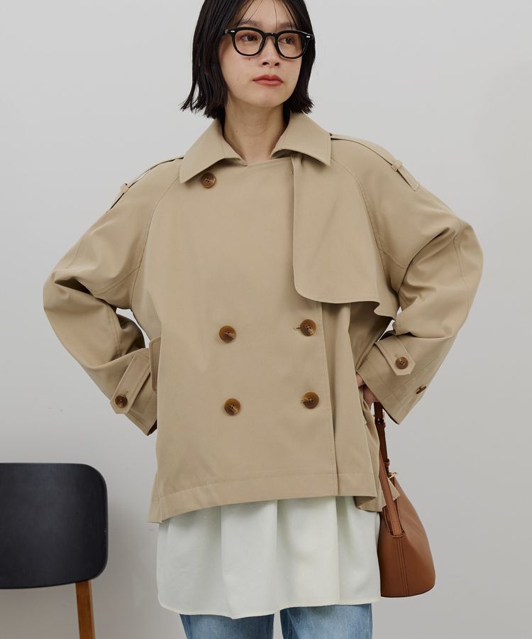 AMERICAN HOLIC「ショートトレンチコート」|トレンチコート|