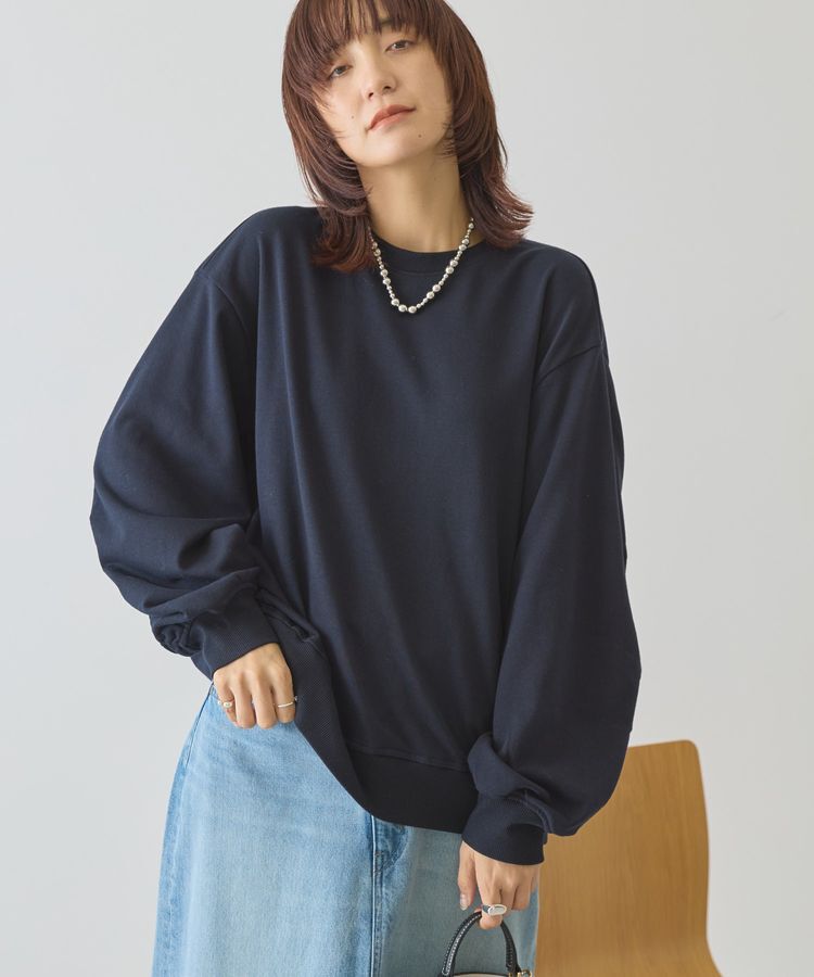 AMERICAN HOLIC「バックギャザー裏毛スウェット」|スウェット・ジャージ|