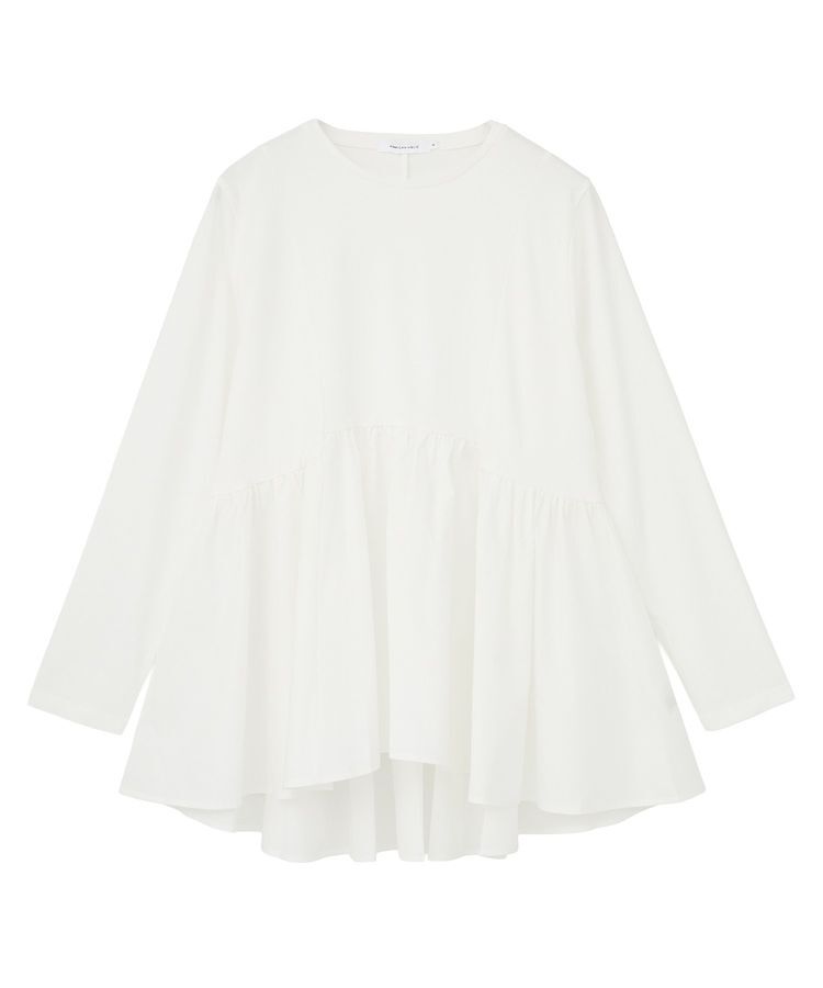 AMERICAN HOLIC「布帛切替ペプラムプルオーバー」|Tシャツ・カットソー|