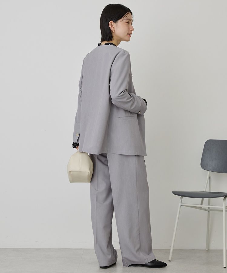 AMERICAN HOLIC「【イージーケア】ノーカラージャケット」|テーラードジャケット|