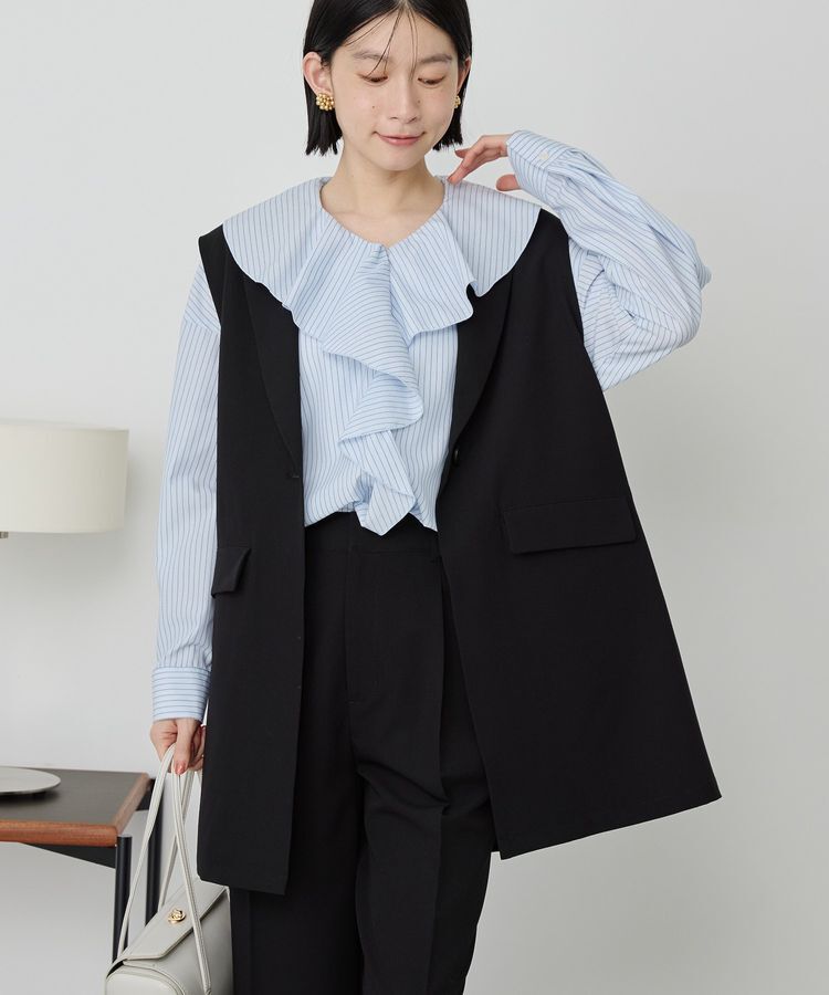 AMERICAN HOLIC「【イージーケア】テーラードジレ」|その他|Black