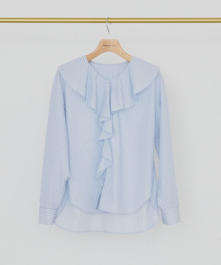 AMERICAN HOLIC「【イージーケア】ラッフルブラウス」|シャツ・ブラウス|