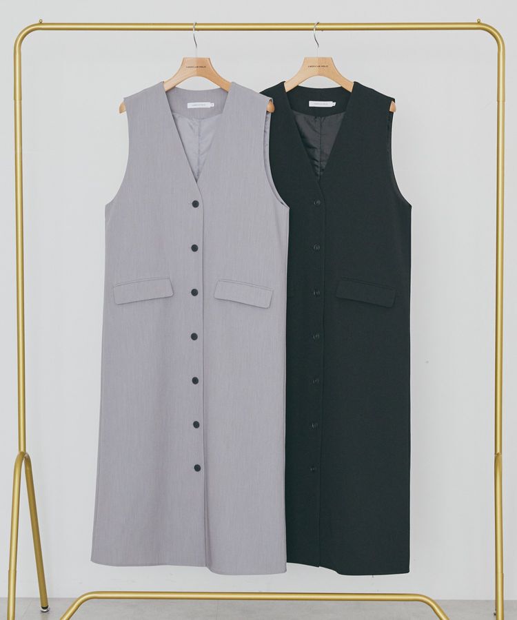 AMERICAN HOLIC「【イージーケア】ジレワンピース」|ワンピース|