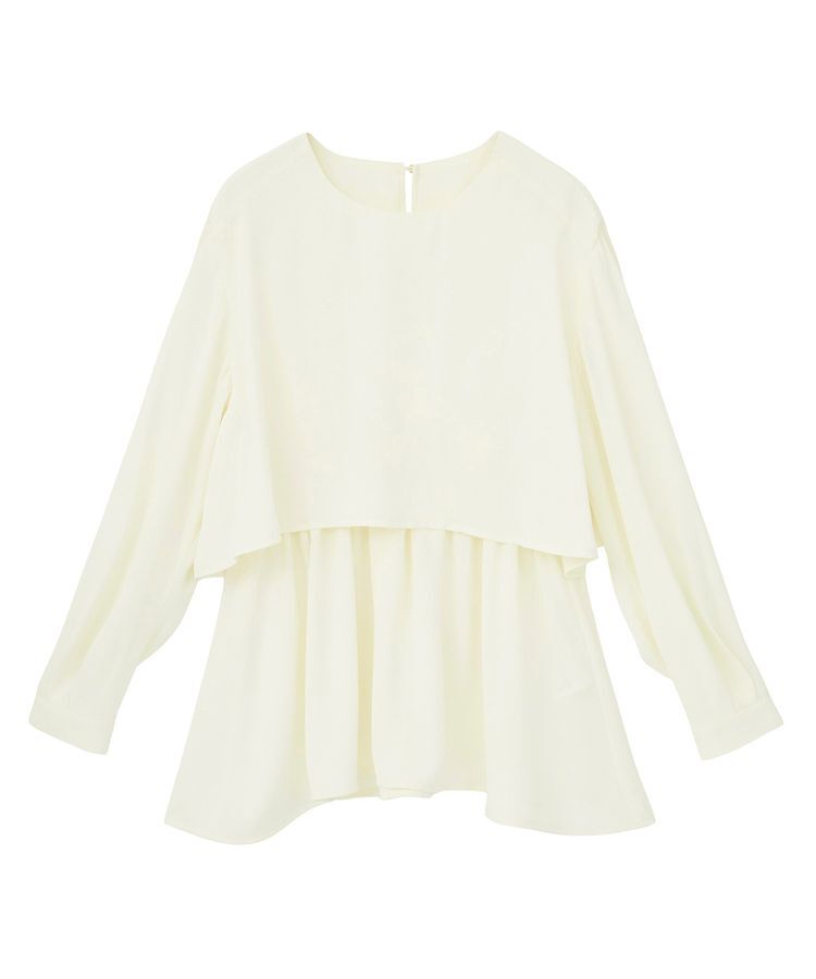 AMERICAN HOLIC「【イージーケア】Wクロスティアードブラウス」|シャツ・ブラウス|