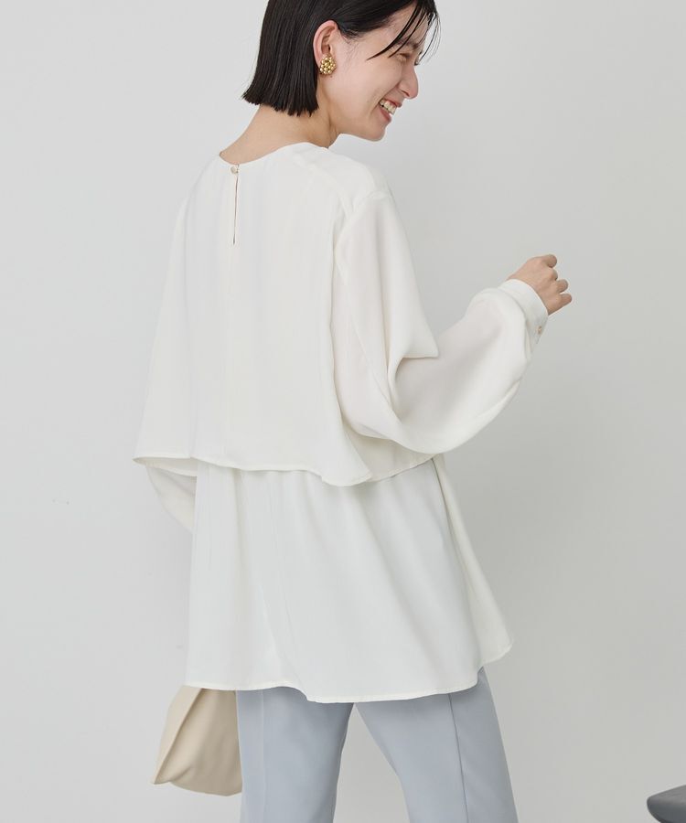 AMERICAN HOLIC「【イージーケア】Wクロスティアードブラウス」|シャツ・ブラウス|