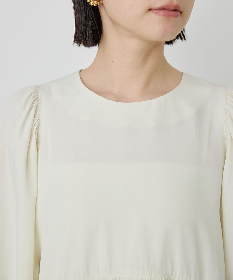 AMERICAN HOLIC「DOTジャガードティアードブラウス」|シャツ・ブラウス|