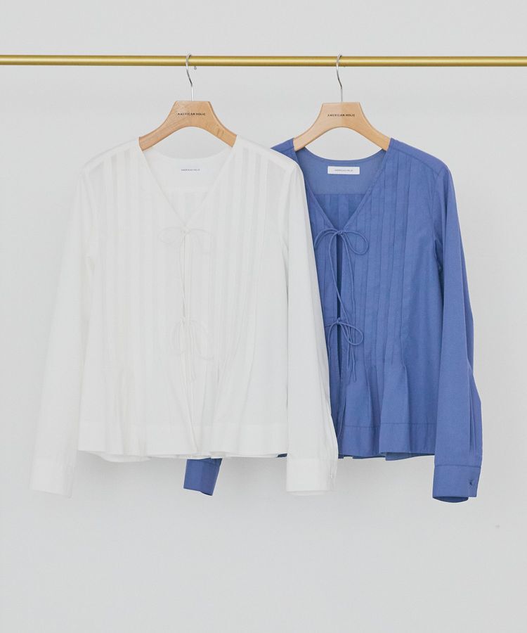 AMERICAN HOLIC「【イージーケア】ピンタックブラウス」|シャツ・ブラウス|