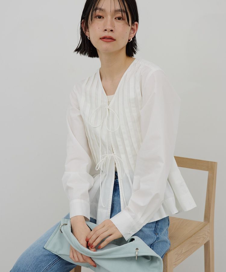 AMERICAN HOLIC「【イージーケア】ピンタックブラウス」|シャツ・ブラウス|