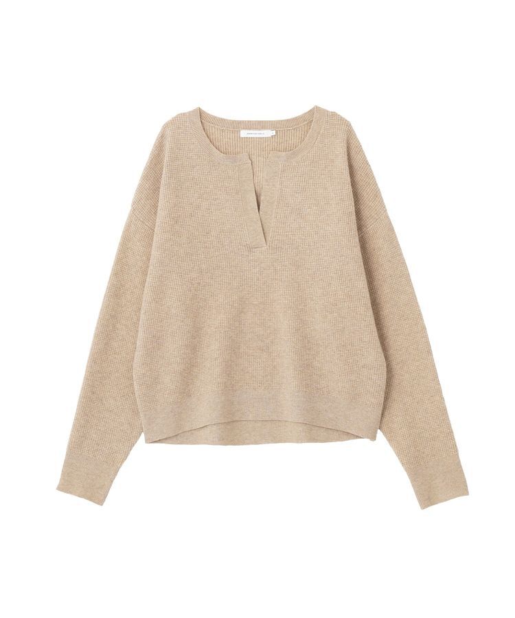 AMERICAN HOLIC「ワッフルライクニットプルオーバー」|ニット・セーター|