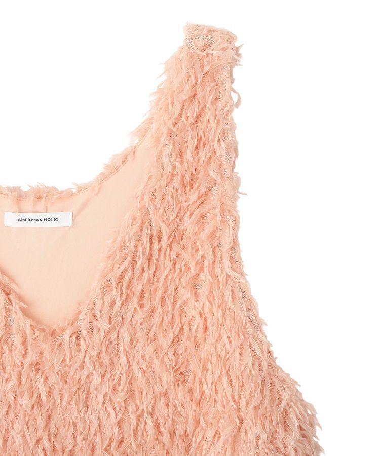 AMERICAN HOLIC「【選べる丈】フェザーVネックベスト」|ベスト・ジレ|