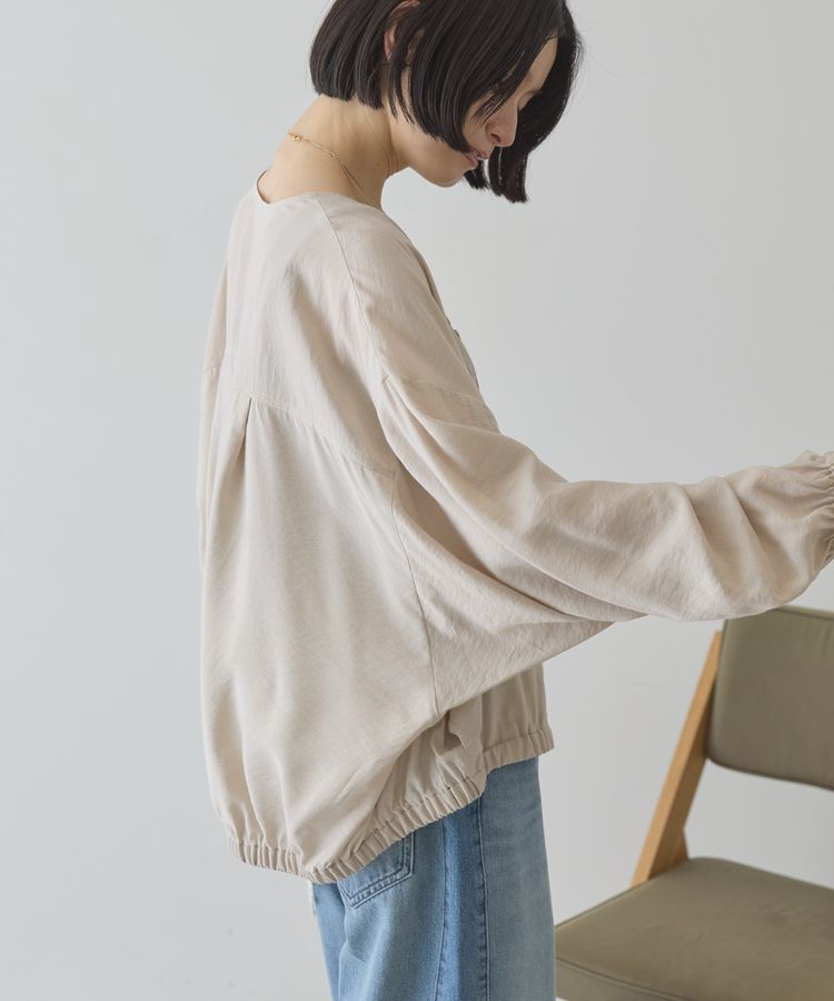 AMERICAN HOLIC「【UVカット+接触冷感】Vネックドルマンブルゾン」|ブルゾン・スタジャン|