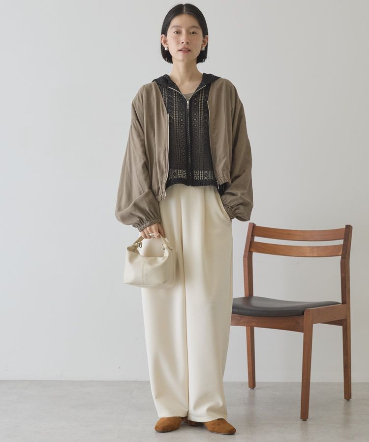 AMERICAN HOLIC「【UVカット+接触冷感】Vネックドルマンブルゾン」|ブルゾン・スタジャン|