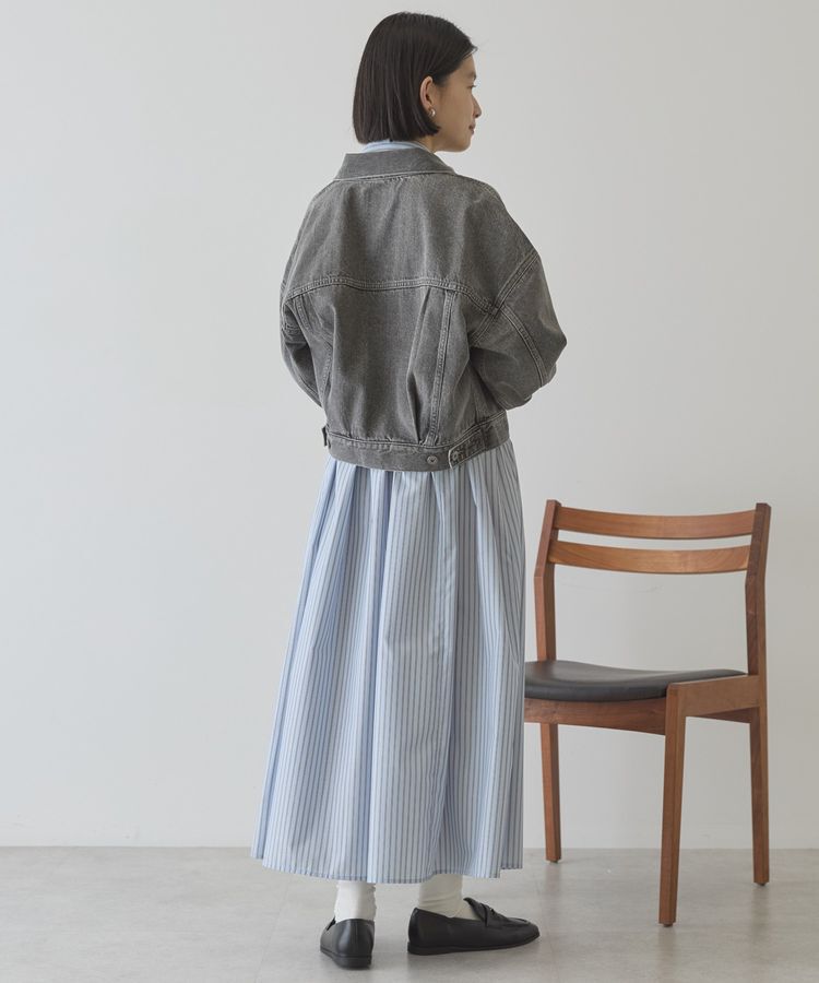 AMERICAN HOLIC「ショート丈デニムジャケット」|テーラードジャケット|