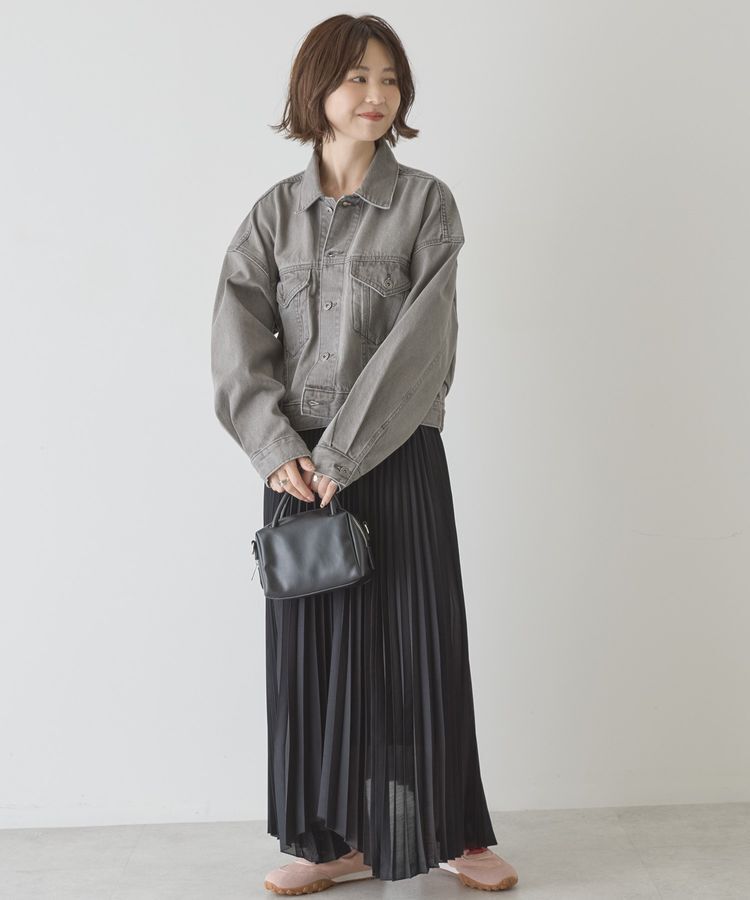 AMERICAN HOLIC「ショート丈デニムジャケット」|テーラードジャケット|