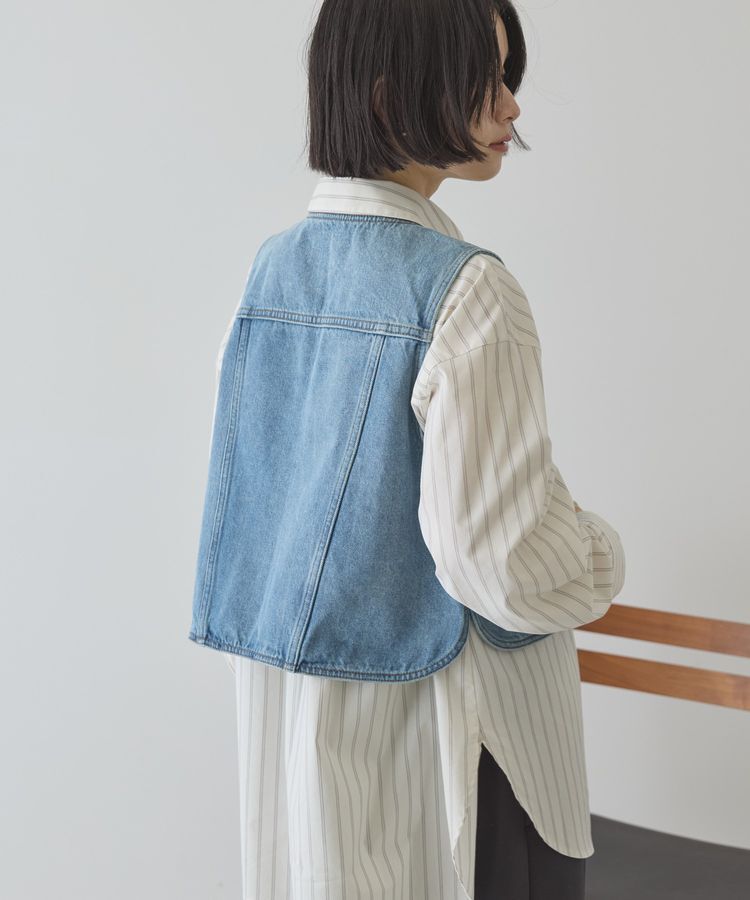 AMERICAN HOLIC「ショート丈デニムベスト」|その他|