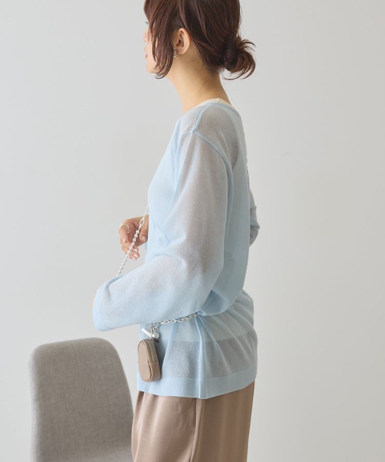 AMERICAN HOLIC「シアーニットプルオーバー」|ニット・セーター|