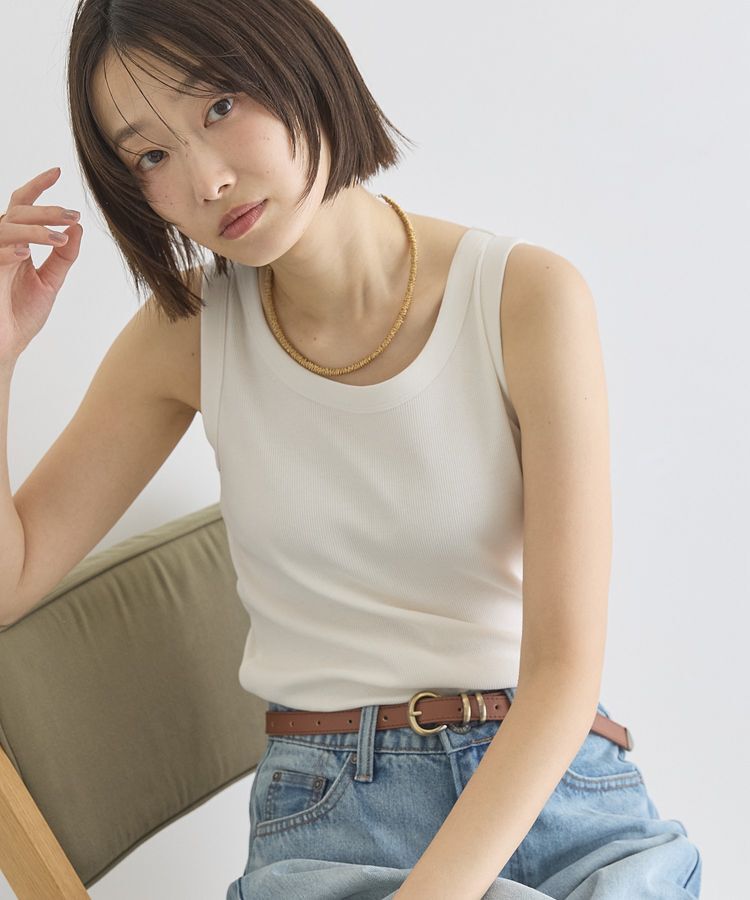 AMERICAN HOLIC「【抗菌防臭】テレコタンクトップ」|インナー|