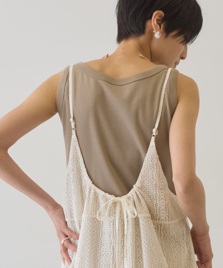 AMERICAN HOLIC「【抗菌防臭】テレコタンクトップ」|インナー|