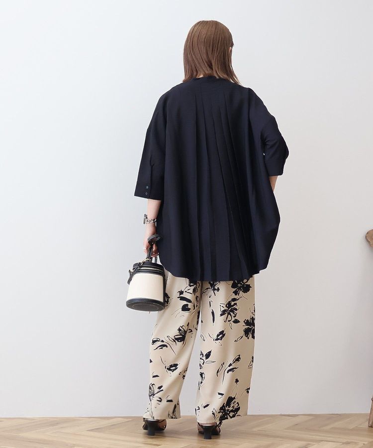 AMERICAN HOLIC「【WEB限定】接触冷感バンドカラーシャツチュニック」|シャツ・ブラウス|